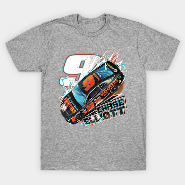 Chase Elliott Hooters T-Shirt by art.Hamdan